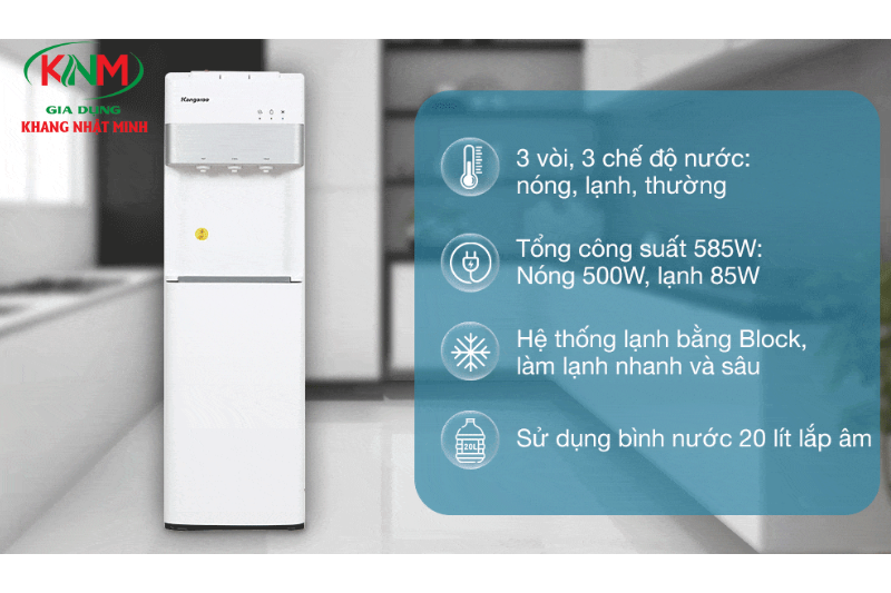 Cây nước nóng lạnh Kangaroo KG56A3