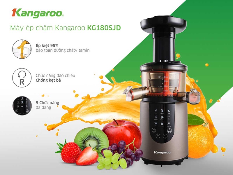 Máy ép chậm Kangaroo KG180SJD