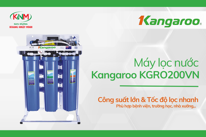 máy lọc nước âm tủ bếp kangaroo