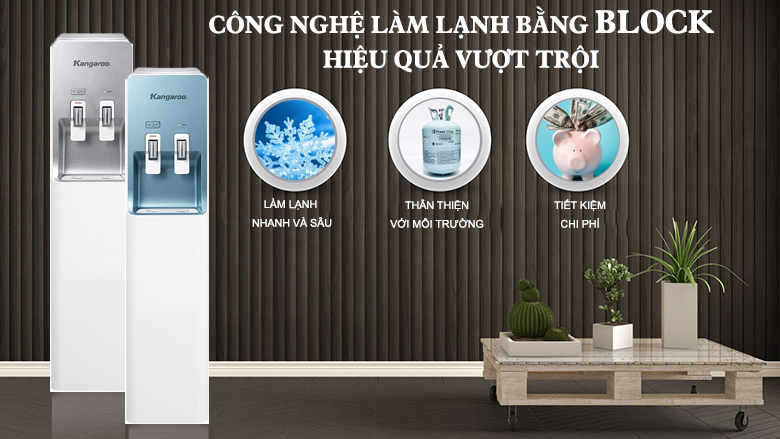 Cây nước nóng lạnh Kangaroo KG50W02