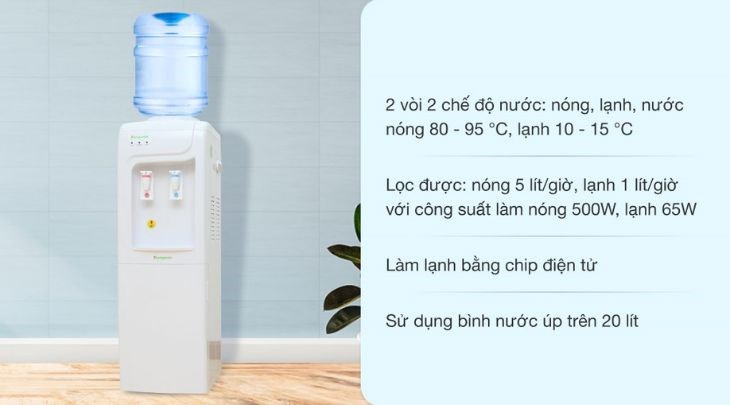 block cây nước nóng lạnh