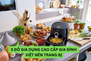 Tổng hợp 5 đồ gia dụng cao cấp gia đình Việt nên trang bị