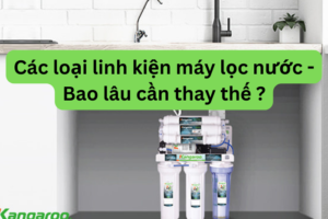 Có những loại linh kiện máy lọc nước nào? Bao lâu cần thay thế 1 lần?