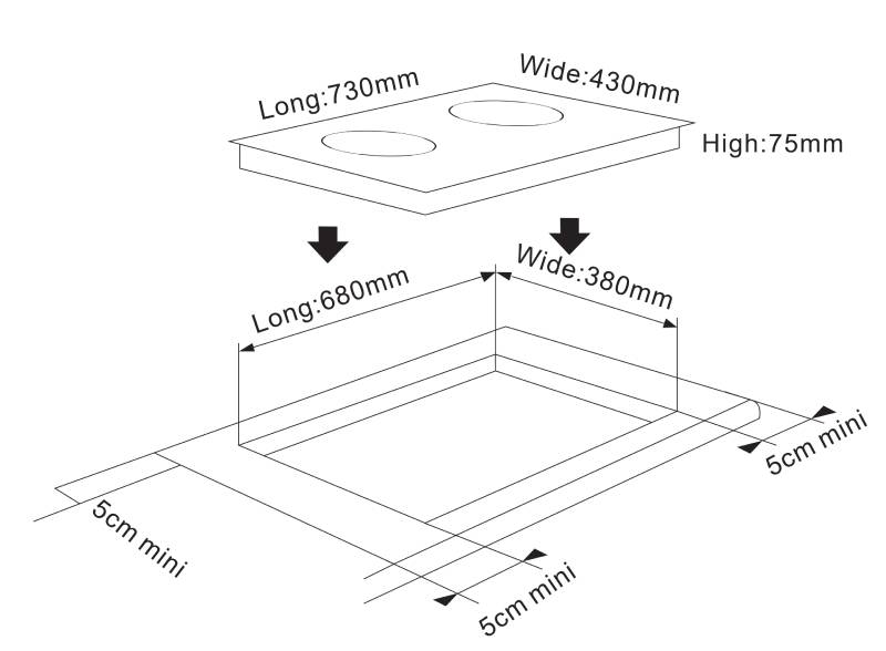 bếp từ đôi ief008