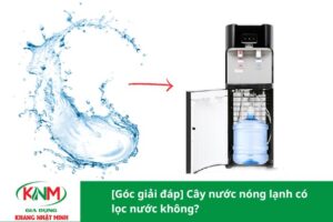 [Góc giải đáp] Cây nước nóng lạnh có lọc nước không?