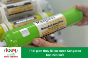 Thời gian thay lõi lọc nước Kangaroo bao lâu một lần là tốt nhất?