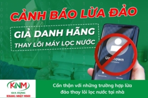 Cẩn thận với những trường hợp lừa đảo thay lõi lọc nước tại nhà