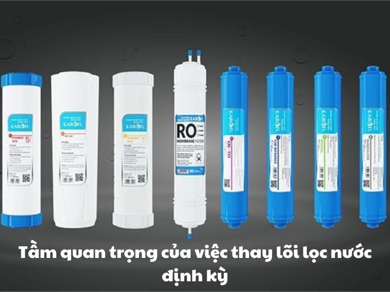 Tầm quan trọng của việc thay lõi lọc nước định kỳ