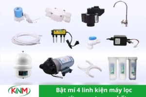 Bật mí 4 linh kiện máy lọc nước quan trọng nhất bạn cần biết